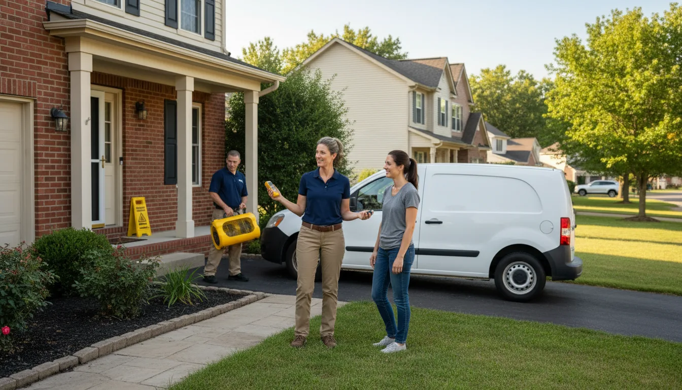 Residential water damage restoration in Julesburg, CO